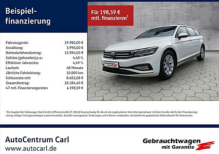 VW Passat Variant Volkswagen Basis 2.0TDI DSG/Navi/RFK/3-Zonen Klima/Carplay L