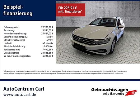 VW Passat Variant Volkswagen Basis 2.0TDI DSG/Navi/RFK/3-Zonen Klima/Carplay L