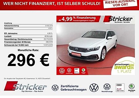 VW Passat Variant Volkswagen GTE 1.4TSI 296,-ohne Anzahlung ACC AHK Standh.