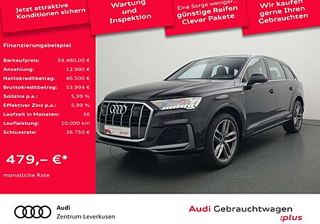 Audi Q7 LEDER 55e quattro S line B&O MEMORY KAM HUD