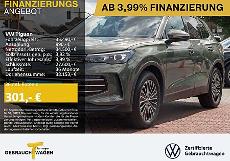 VW Tiguan Volkswagen 1.5 TSI DSG ELEGANCE NAVI AHK SITZH KAMER