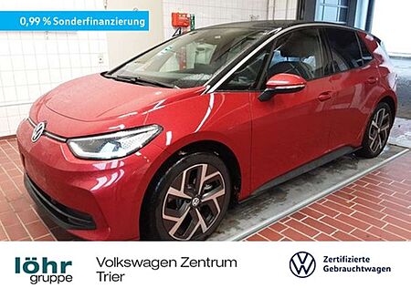 VW ID.3 Volkswagen Pro Wärmepumpe, Rear-View, IDN