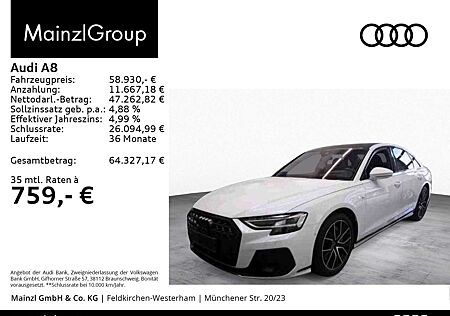 Audi A8 55 TFSI quattro S line Stdhz HUD Pano Matrix