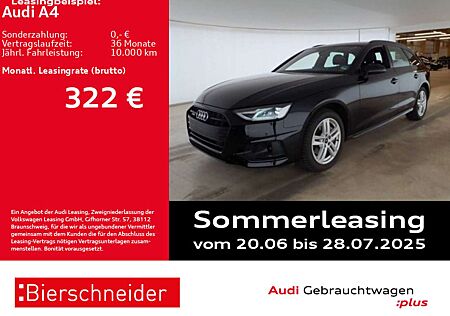 Audi A4 Av 40 TDI qu advanced Black 18 LEDER ACC CAM