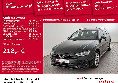 Audi A4 Advanced 40 TDI S tr. LED PDC AHK NAVI