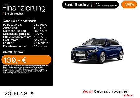 Audi A1 25 TFSI Advanced S tro*Virtual*Smar