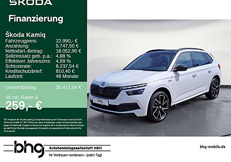 Skoda Kamiq 1.5 TSI DSG Monte Carlo Sportfahrwerk SCC