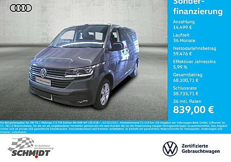 VW T6 Volkswagen .1 Multivan 2.0 TDI Edition 4M AHK NP:100.438