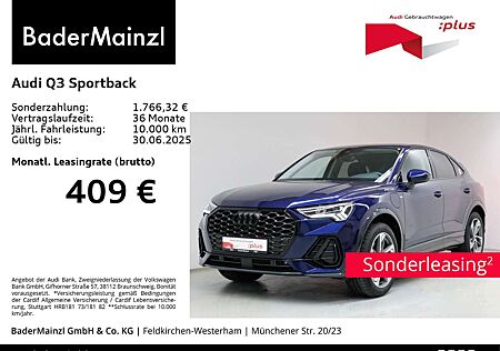 Audi Q3 Sportback 45 TFSIe S line AHK Nav SHZ Virtual