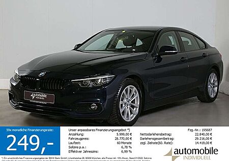 BMW 420 d Gran Coupé Aut Sport Line LED Navi DAB HiFi