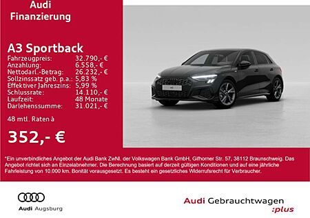 Audi A3 2xS line 35 TFSI*AHK*NAVI*PANO*VIRT