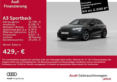 Audi A3 2xS line 35 TFSI*AHK*NAVI*PANO*VIRT
