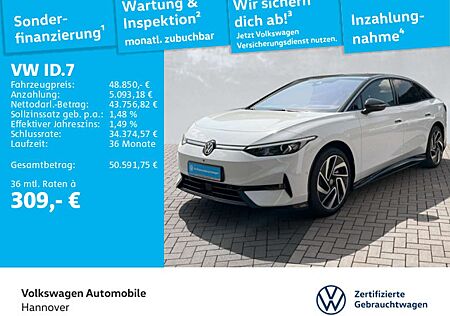 VW ID.7 Volkswagen Pro S Navi Pano AHK WP Travel HUD Area View