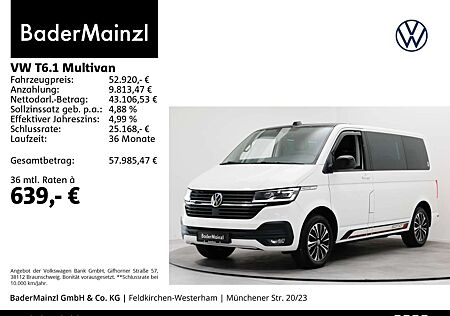 VW T6 Volkswagen .1 Multivan 2.0 TDI 4M Comfortline Kam. AHK