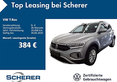 VW T-Roc Volkswagen 1.5 TSI DSG Life, Navi, Sitzh., Kamera, AP