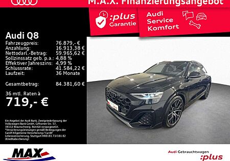 Audi Q8 50 TDI QUATT S LINE MATRIX+LUFT+PANO+AHK+HUD+