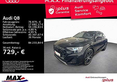 Audi Q8 50 TDI QUATT S LINE MATRIX+LUFT+PANO+AHK+HUD+
