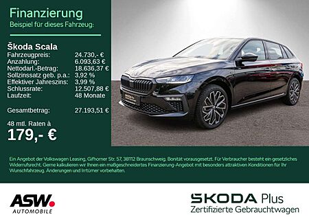 Skoda Scala gebraucht kaufen Skoda Scala Selection 1.5 TSI Navi LED VC SHZ PDC RFK