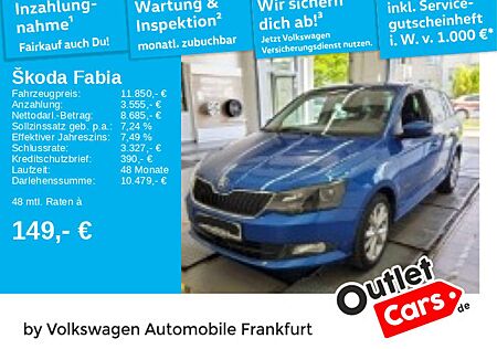 Skoda Fabia Combi 1.0 TSI Ambition Green tec Navi Sitz