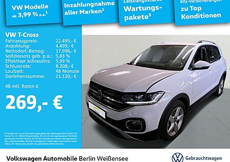 VW T-Cross Volkswagen Style 1.0 TSI*CARPLAY*DSG*SHZ*LED*DAB*