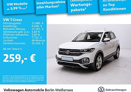 VW T-Cross Volkswagen Style 1.0 TSI*CARPLAY*DSG*SHZ*LED*DAB*