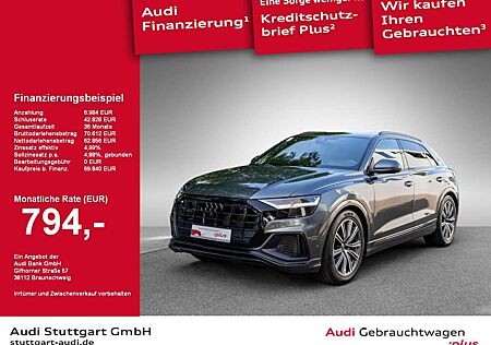 Audi Q8 55 TFSI e S line AHK AIR Pano Head Up B&O
