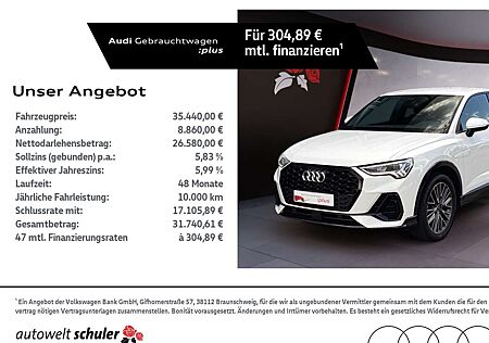 Audi Q3 Sportback 45 1.4 TFSI e S-line AHK RFK LED GRA