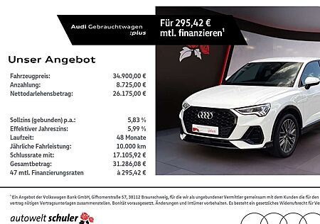 Audi Q3 Sportback 45 1.4 TFSI e S-line AHK RFK LED GRA