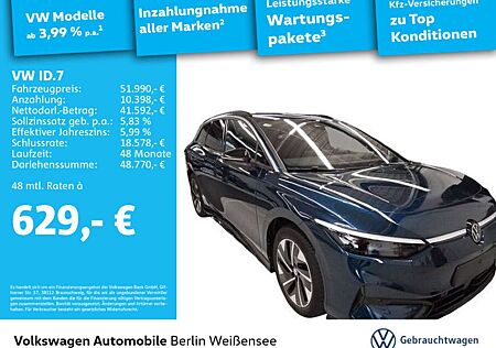 VW ID.7 Volkswagen Tourer Pro*360°*HUD*AHK*IQ LIGHT/DRIVE*ASG*