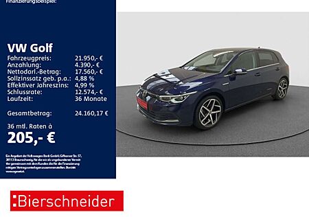 VW Golf Volkswagen 8 1.5 TSI Style 18 MATRIX PANO HuD DCC CAM