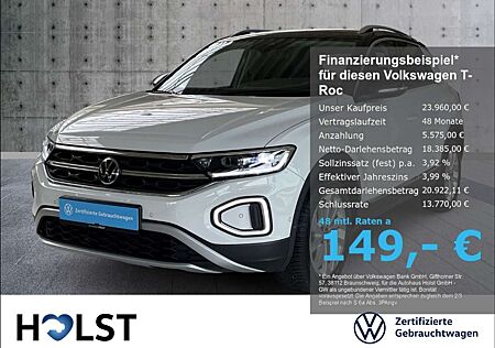 VW T-Roc Volkswagen 1.0TSI STYLE 5J/100TKM Massage Induktiv