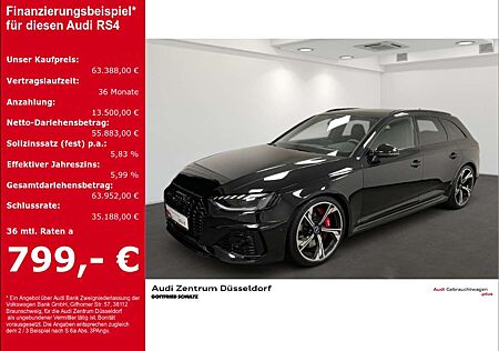 Audi RS4 Avant 2.9 TFSI quattro PANO MATRIX ALL BLACK 1.HAN