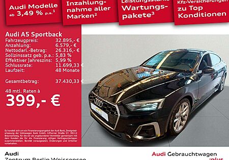 Audi A5 40 TDI S-TRO*QUA*S-LINE*B&O*RFK*ACC