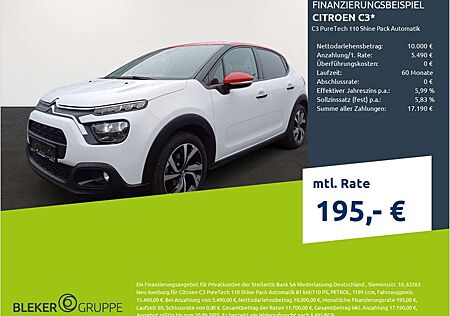 Citroën C3 Citroen PureTech 110 Shine Pack Automatik