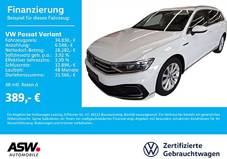 VW Passat Variant Volkswagen GTE 1.4TSI eHybrid DSG RFK AHK VC