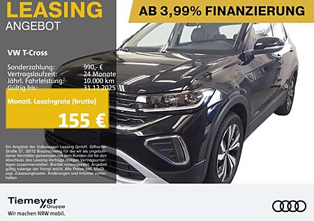 VW T-Cross gebraucht kaufen VW T-Cross Volkswagen 1.0 TSI STYLE LM17 NAVI SITHZ CC