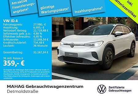 VW ID.4 Volkswagen Pro Performance WärmePu CCS AHK Navi LED Pa