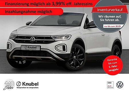 VW T-Roc Volkswagen Cabriolet Style 1.5 TSI DSG IQ.Light Navi AHK A...