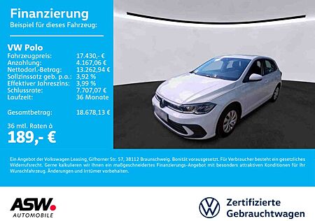VW Polo Volkswagen Life 1.0 MPI Klima LED VC SHZ PDC v/h