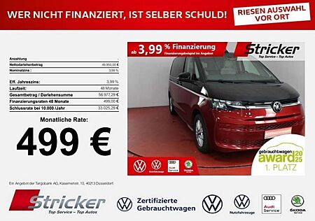 VW T7 Multivan Volkswagen Life 2.0TDI DSG 499,-ohne Anzahlung AHK Vis-a-Vis