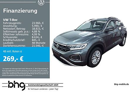 VW T-Roc Volkswagen 1.0 TSI OPF Life