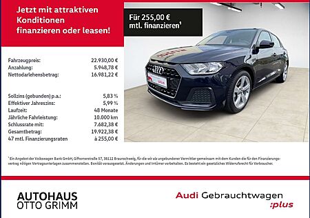 Audi A1 Sportback 35 TFSI advanced KLIMA ALU