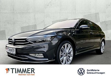 VW Passat Variant Volkswagen 2,0 TDI DSG Eleg. R-Line*LEDER*AHK*NAVI*H&K*
