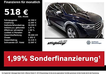 VW Tiguan Allspace Volkswagen Elegance 2.0 TDI 4-Motion ACC+AHK+IQ-LIGHT+STANDHZ