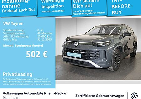 VW Tayron Volkswagen 2.0 TDI Life DSG GAR 2030 App-Connect AHK