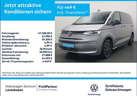 VW T7 Multivan Volkswagen 7-SITZER MATRIX VIRT CARPLAY KAM SHZ