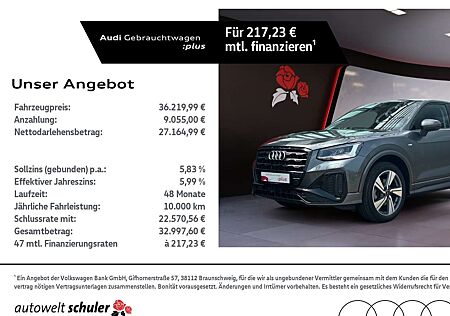 Audi Q2 40 2.0 TFSI quattro S-tronic S-line RFK Navi ASI