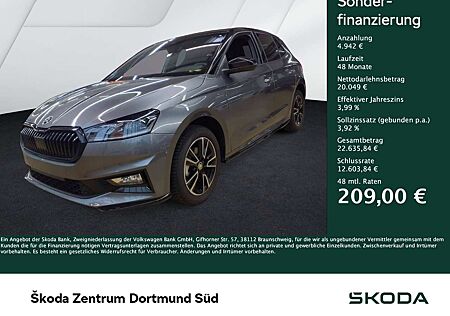 Skoda Fabia 1.0 MONTE CARLO CAM ACC NAVI ALU SITZHEIZ.