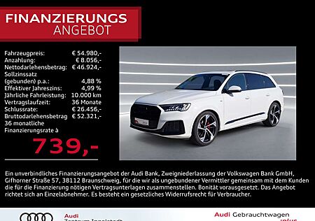 Audi Q7 45 TDI qu S line edition MATRIX Pano STHZG 22"