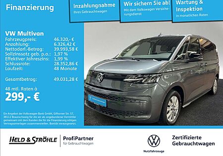 VW T7 Multivan Volkswagen 2.0 TDI DSG LED NAV AHK KAM ACC 17"